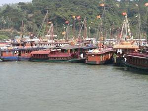 The Boats In Halong Bay