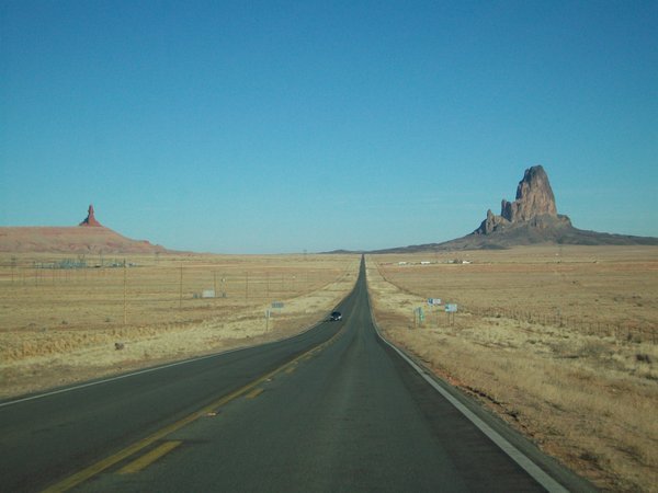 Sur la route pour Monument Valley
