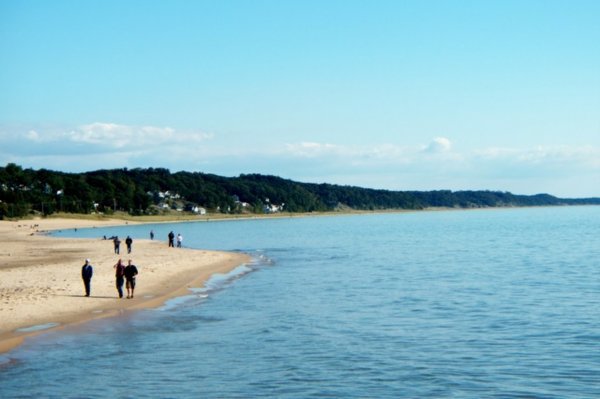 The Shore of Lake Michigan
