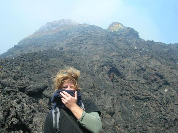 choking on Volcan Pacaya
