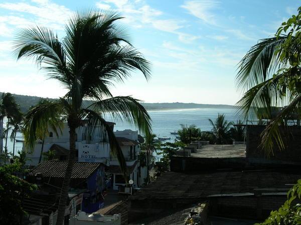 View from the balcony - Puerto Escondido