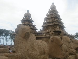 The famous 7th century Shore Temple