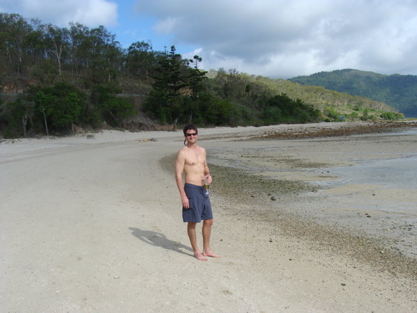 Stephen on the beach