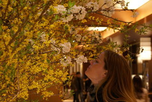 Maureen Smelling a Flower (Everyone in Japan Takes this Picture)