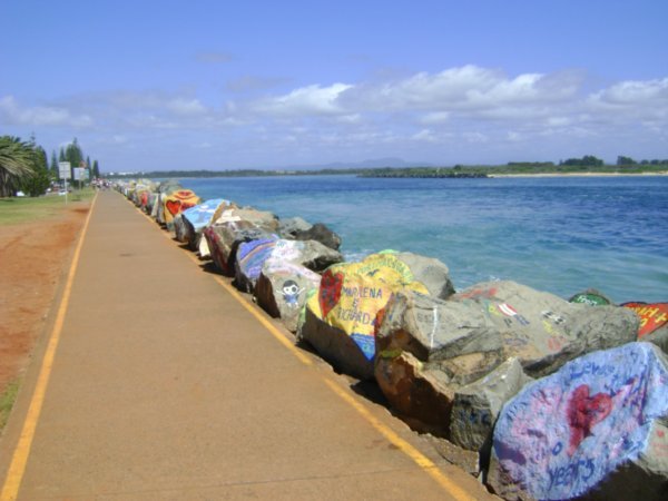 Painted Rocks in Port Macquarie
