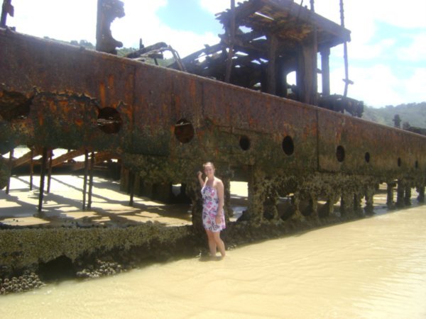 At the shipwreck