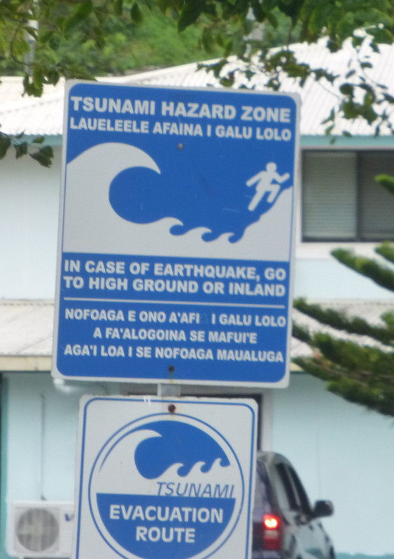 Tsunami Evacuation route