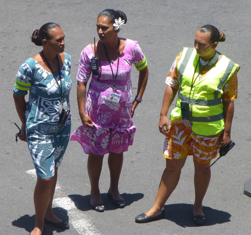 Ladies who work at the ferry