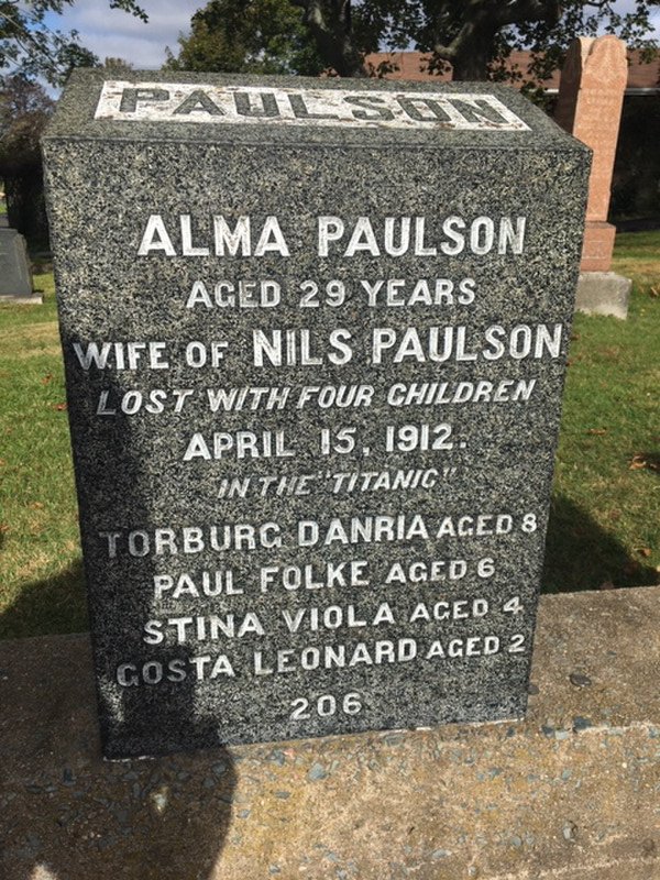 Paulson Headstone
