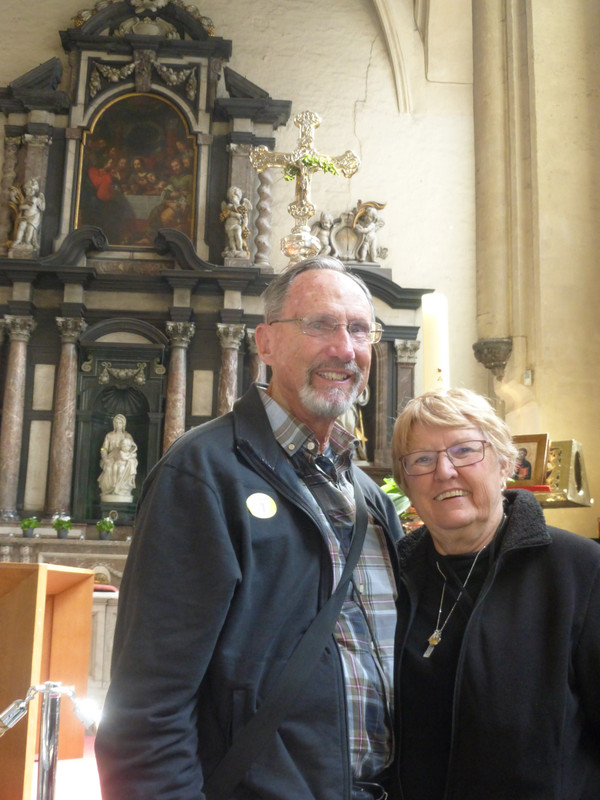 Cope and Jean at Church of Our Lady