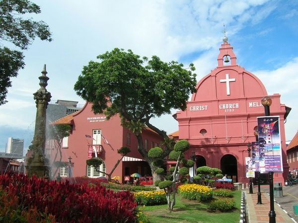 The famed Melaka church