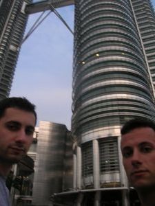 Outside the Petronas Towers