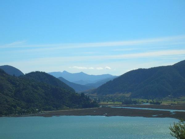 First scenic lookout of the South Island