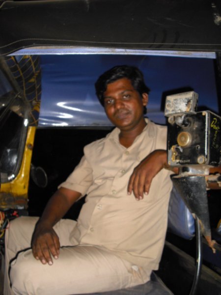 cool rickshaw driver!