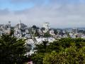 Russian Hill and Lombard Street from the Coit Tower