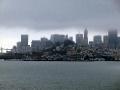 Coit Tower and the Financial District from the summit of Alcatraz