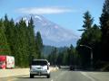 First glimpse of Mt Shasta on I--5