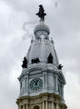 William Penn stands astride City Hall