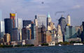Downtown skyline from Liberty Island
