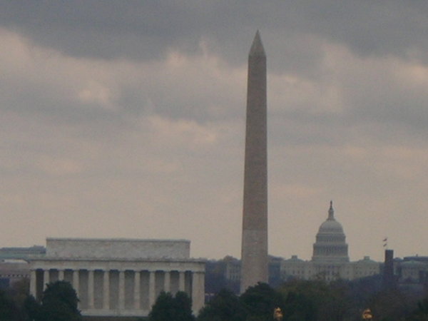 View from Arlington to Washington