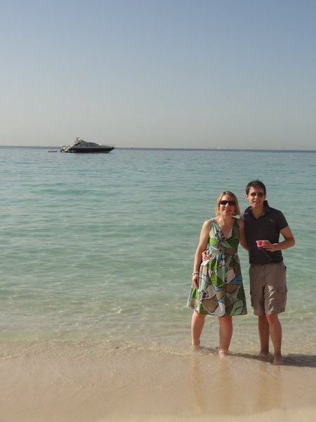 First Pic - Us on the Beach