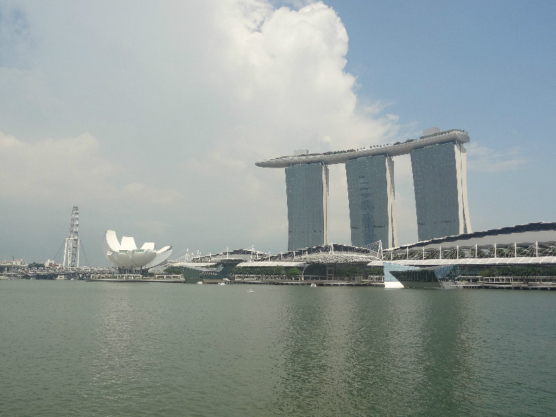The Singapore skyline