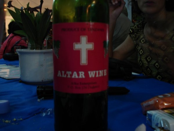 Altar Wine from Dodoma, Tanzania