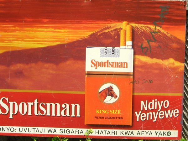 Cigarette advertising
