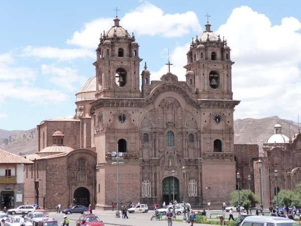 The cathedral in Cusco, Plaza de Armas