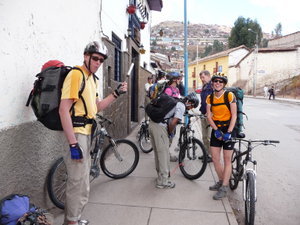 Bike begin in Cusco