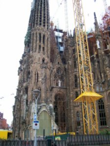 Side of Sagrada Familia