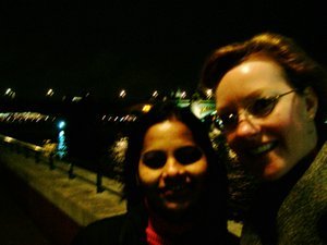 Meera & I on the South Bank