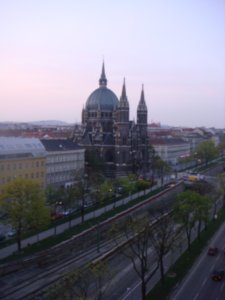 view from our hostel in Vienna