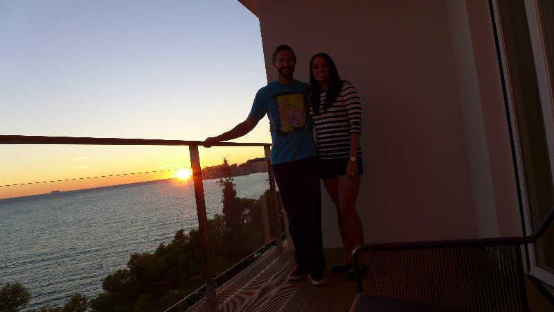 sunset on our last night in Dubrovnik