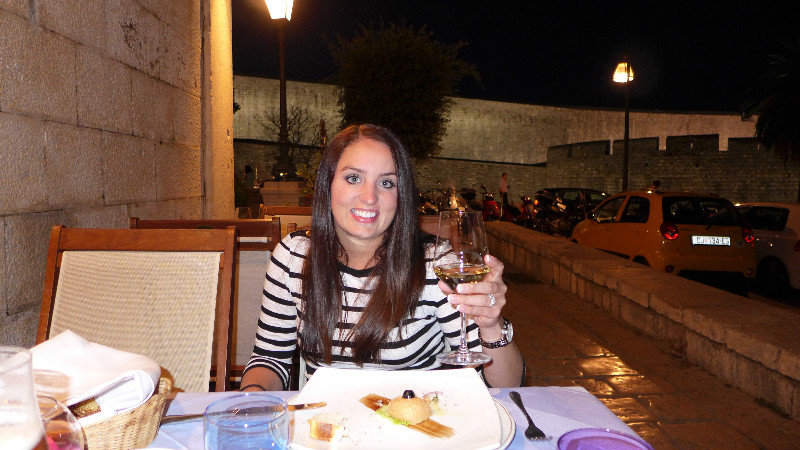 last dinner in Dubrovnik