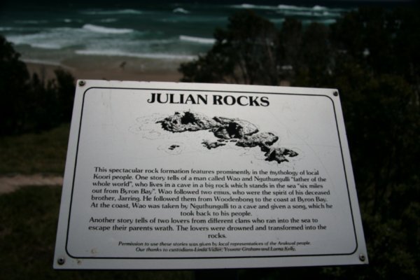 Julian Rocks Explanation