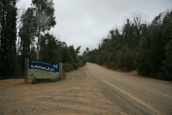 Entrance to Namadgi