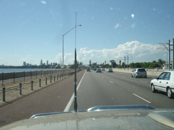 Driving In to Perth