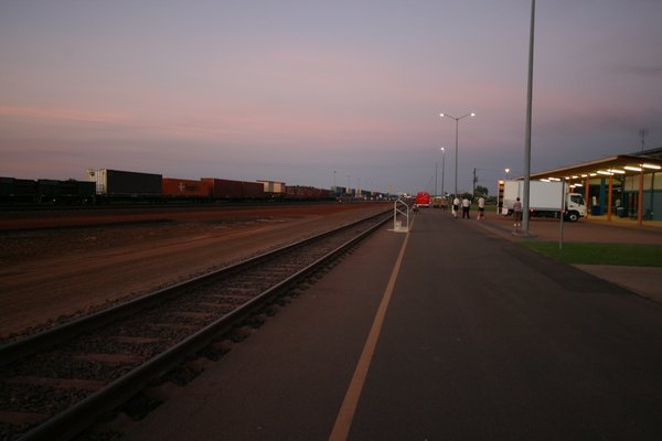 Waiting for the Ghan