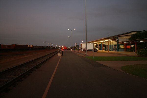 Waiting for the Ghan