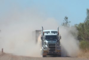Kenworth Kicking Up Dust