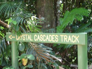 Sign for the track