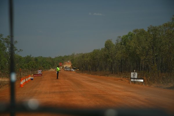 Road Works on Route