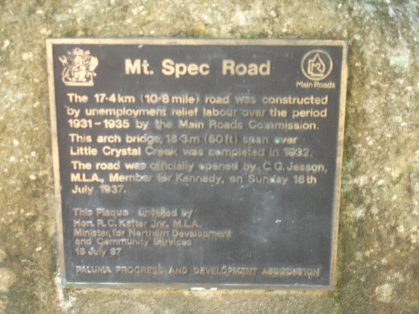 Mount Spec Road