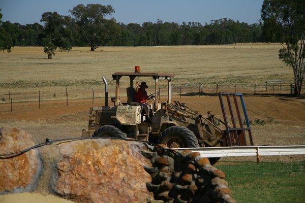 Helen in the Front End Loader Again