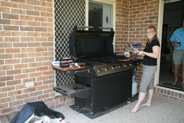 Nat on the BBQ