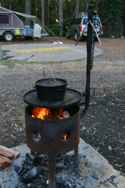 Camp oven cooking