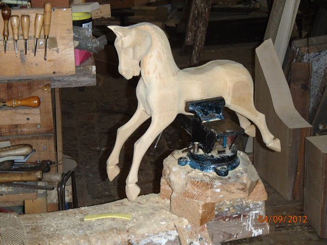 Rocking Horse in the Making
