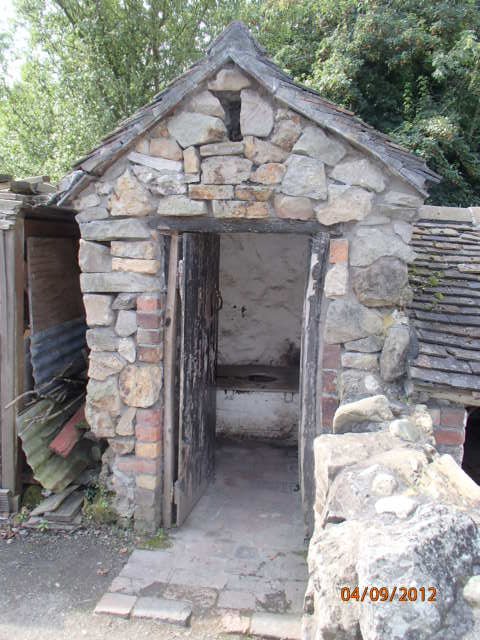 An outhouse