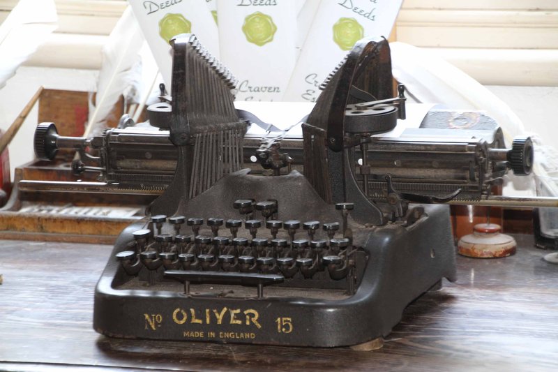 Typewriter in the Estate Office